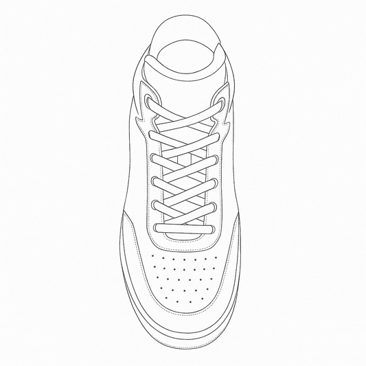 Premium Highneck Sneaker Model Sketch