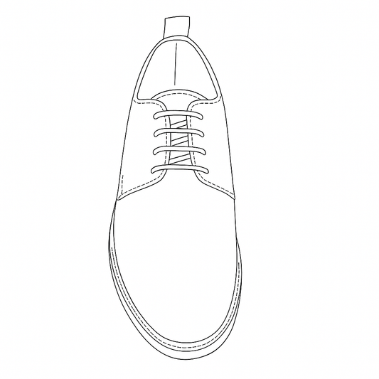 Premium Formal shoes Model Sketch
