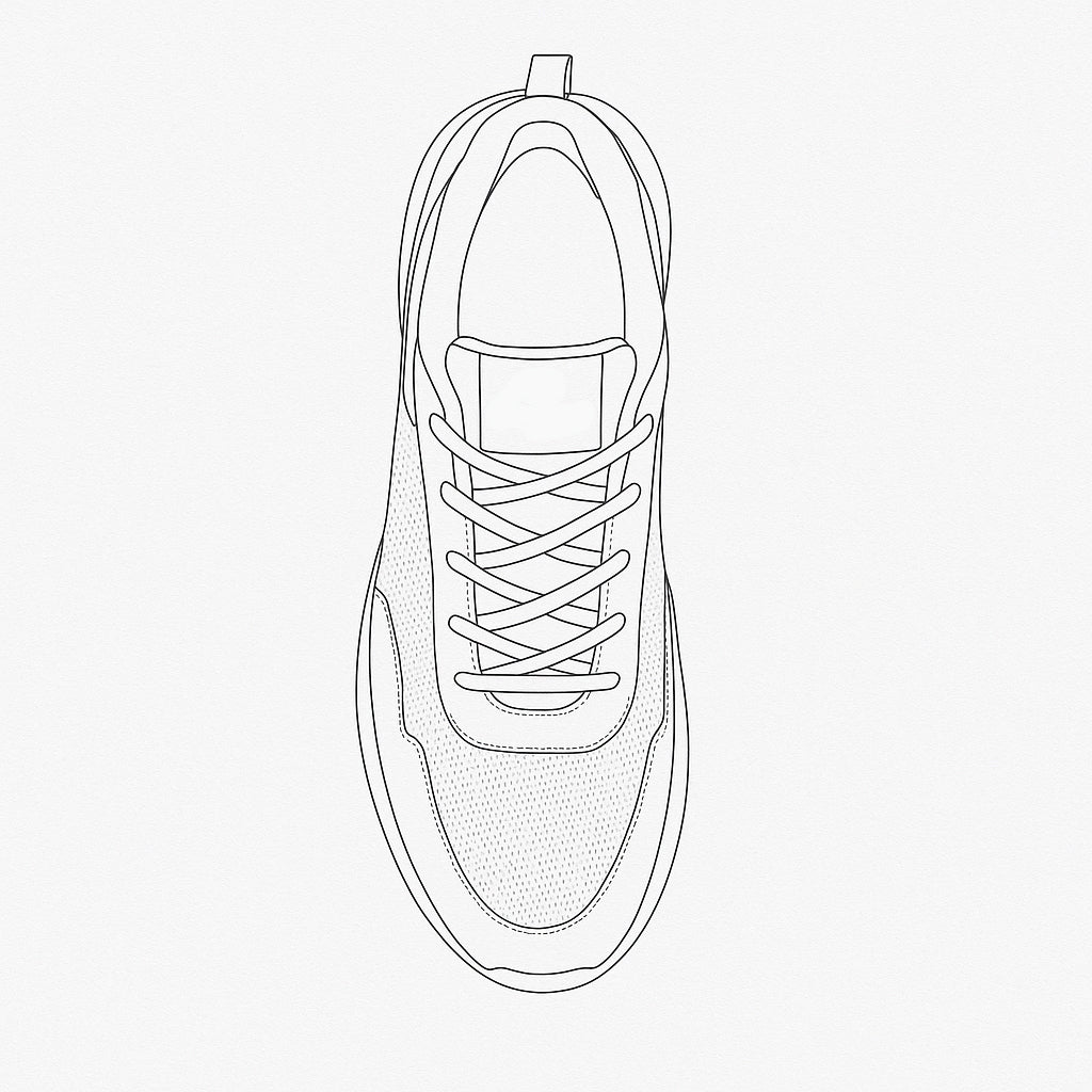 Premium Sports shoes Model Sketch