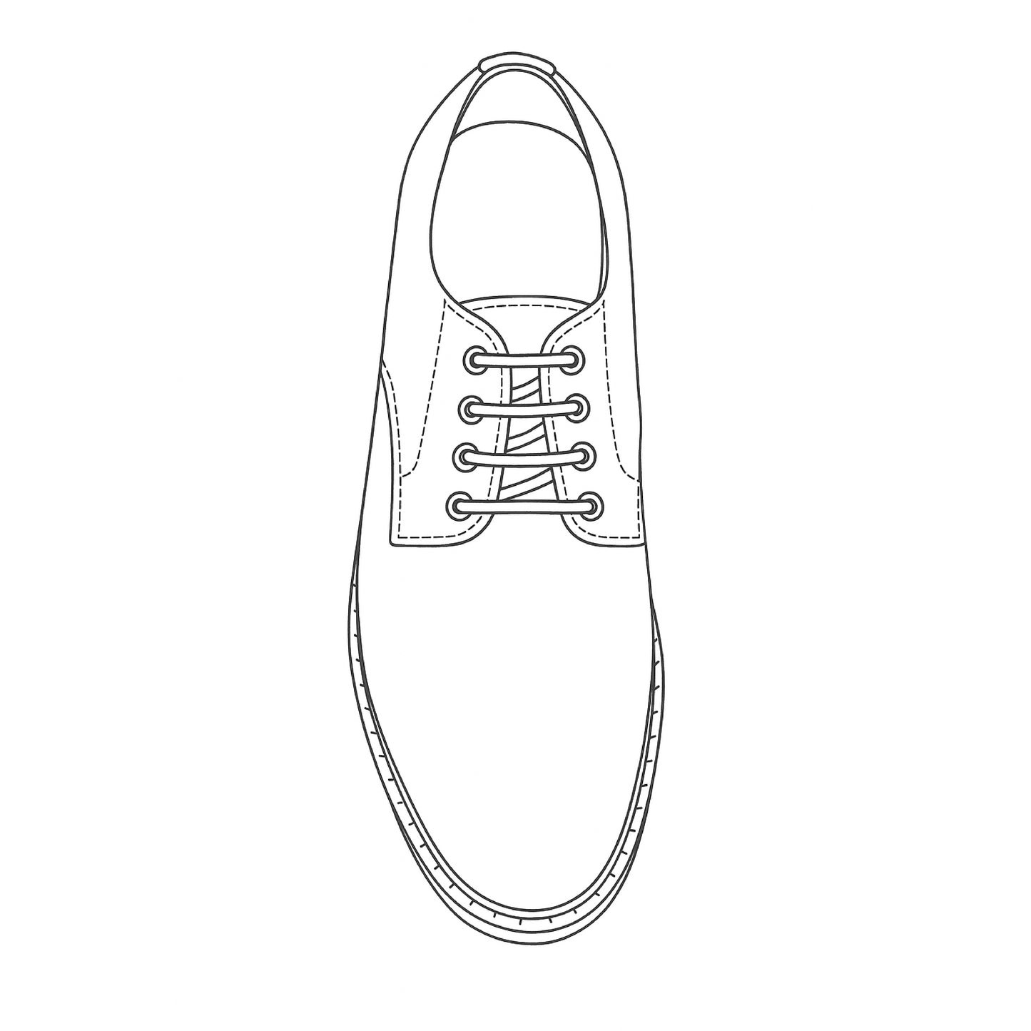 Premium Formal shoes Model Sketch