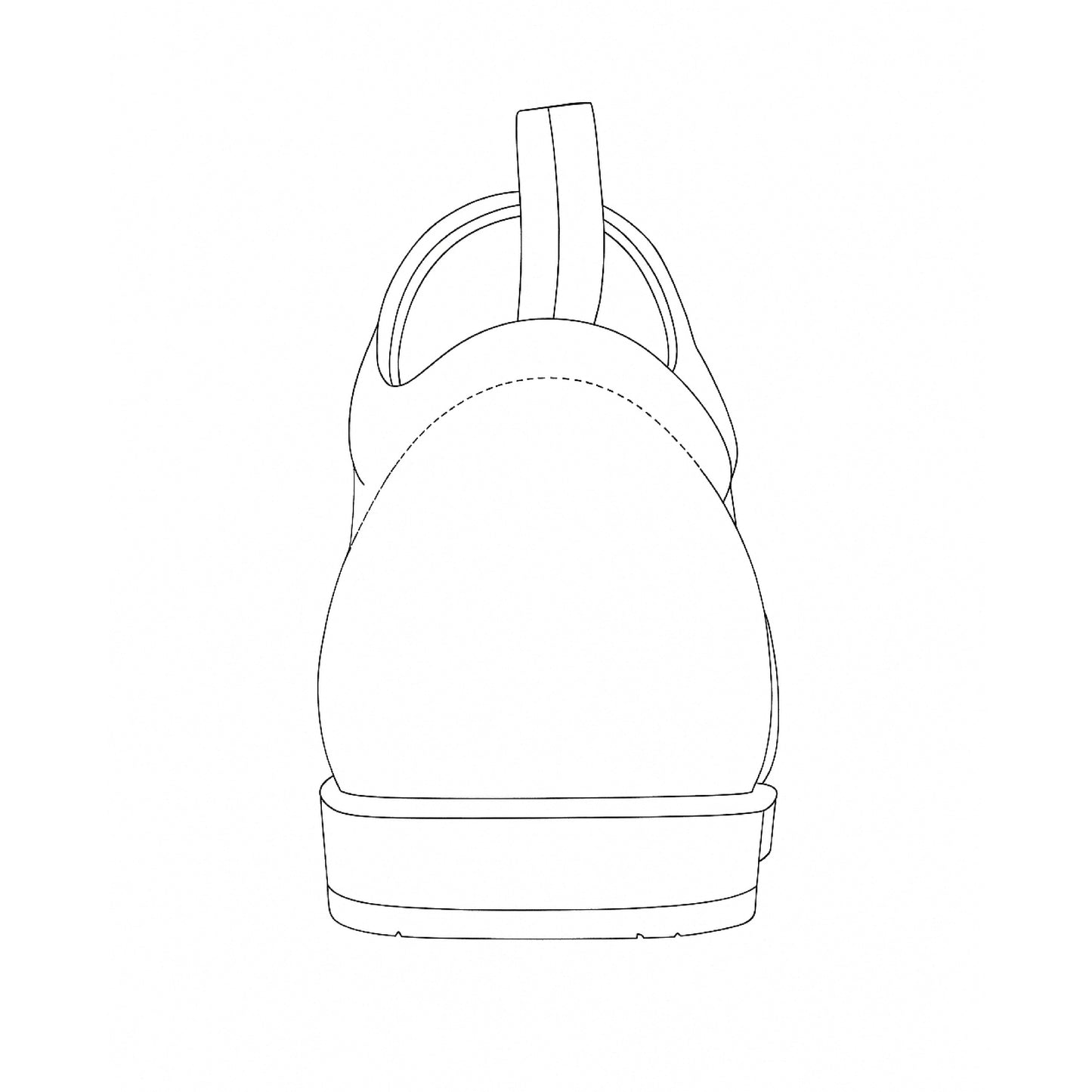 Premium Formal shoes Model Sketch