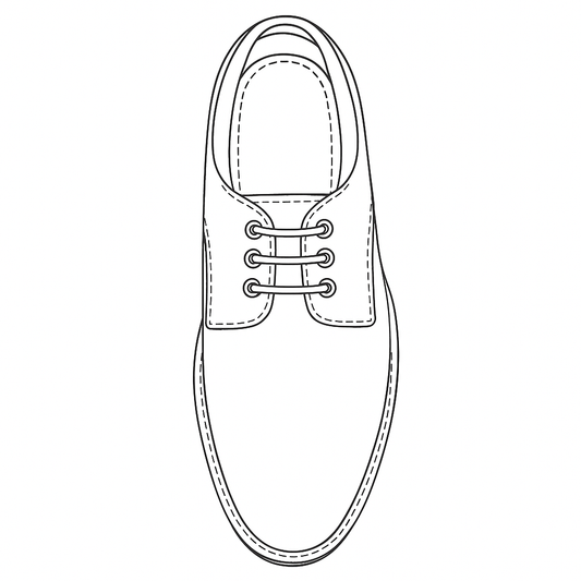 Premium Formal shoes Model Sketch