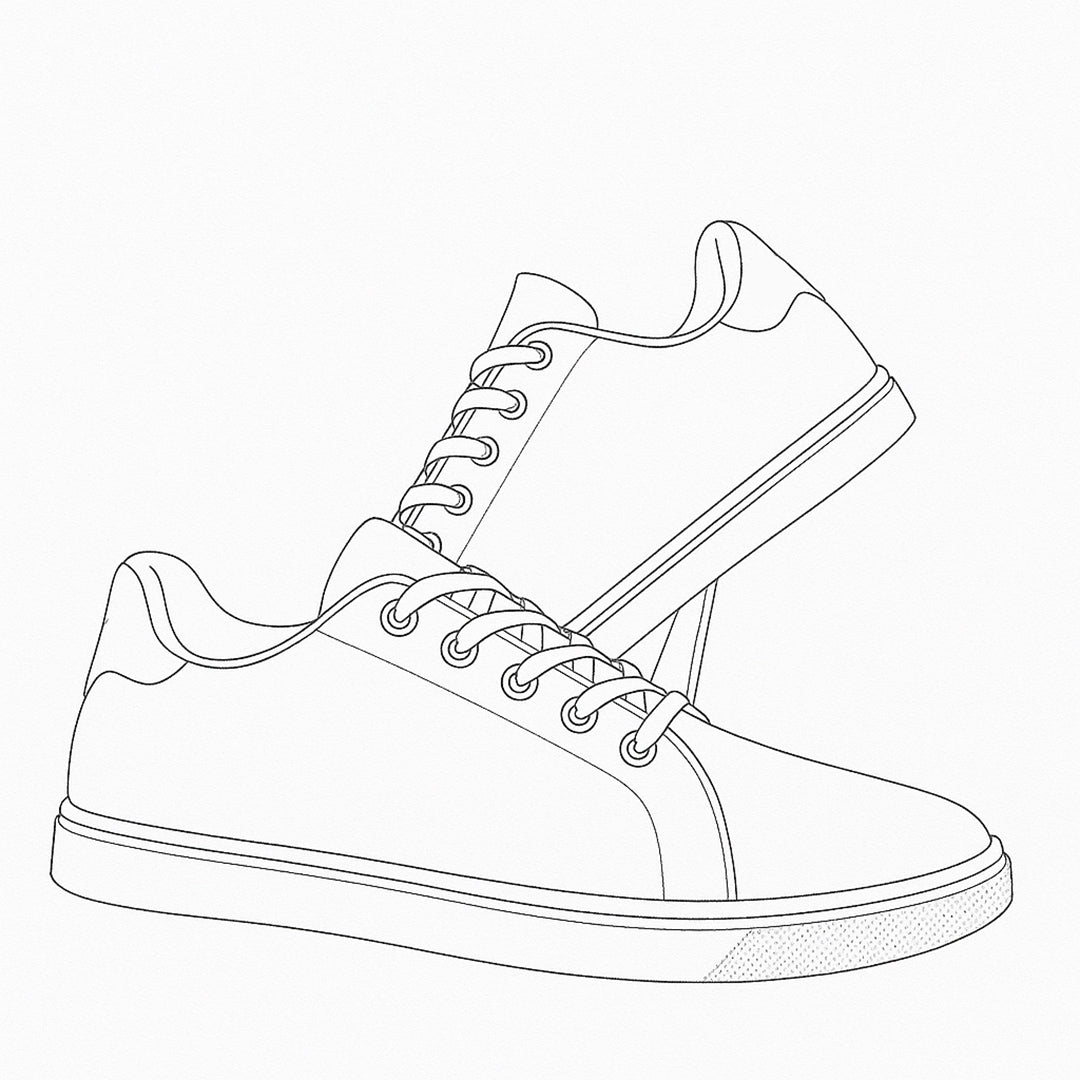 Premium Sneaker Model Sketch