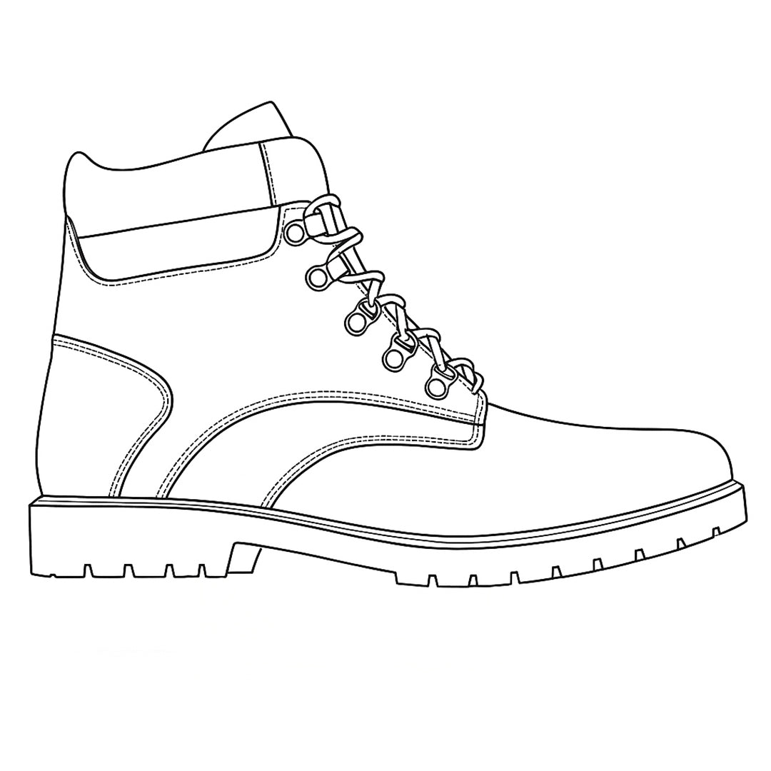 Premium Formal Mojaris Model Sketch