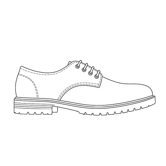Premium Formal shoes Model Sketch