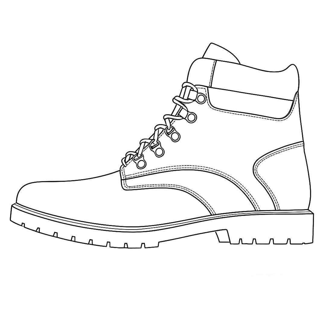 Premium Formal Mojaris Model Sketch
