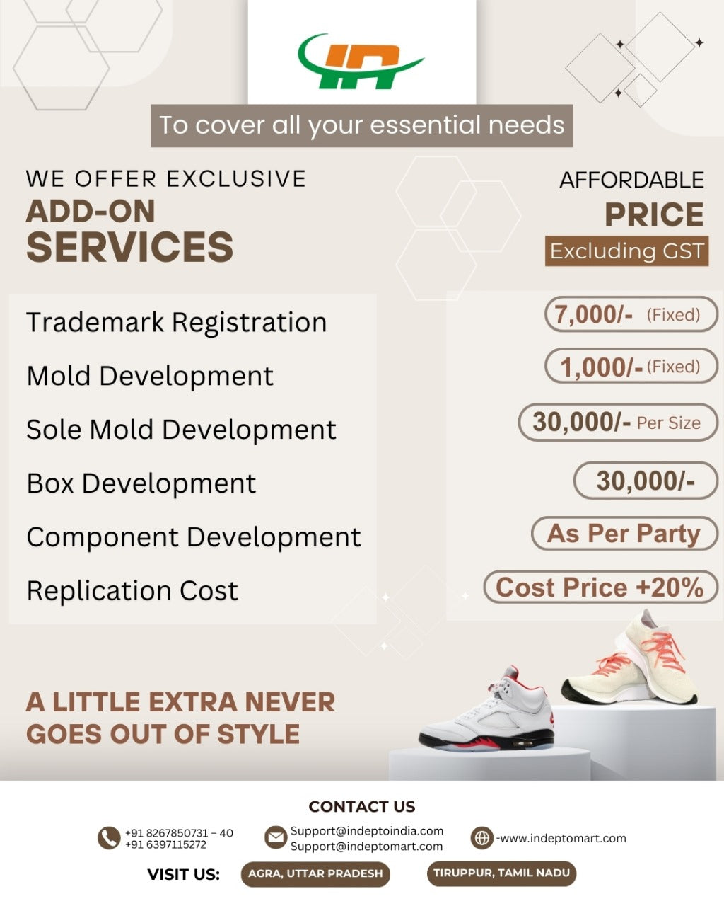 "Complete Your Brand – One Add-On at a Time!"